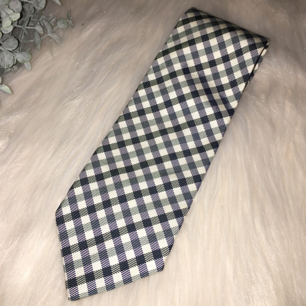 BROOKS BROTHERS Checked Silk Men’s Neck Tie